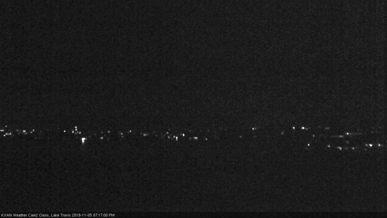 Lake Travis webcam, November 5, 2018 6:20 PM CT