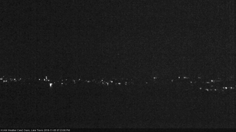 Lake Travis webcam, November 5, 2018 6:25 PM CT
