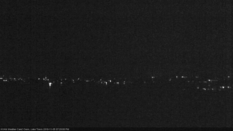 Lake Travis webcam, November 5, 2018 6:30 PM CT