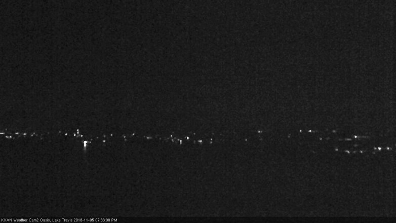 Lake Travis webcam, November 5, 2018 6:35 PM CT