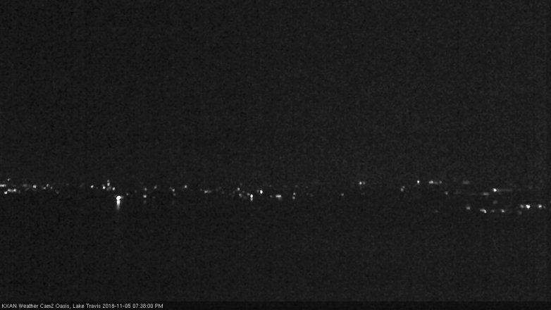 Lake Travis webcam, November 5, 2018 6:40 PM CT