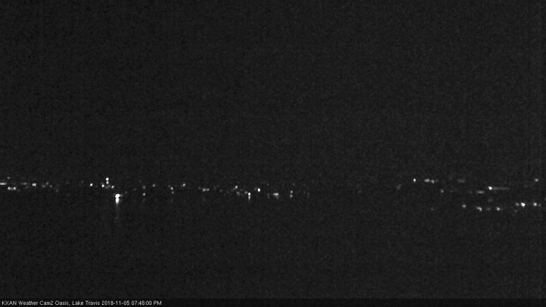 Lake Travis webcam, November 5, 2018 6:50 PM CT