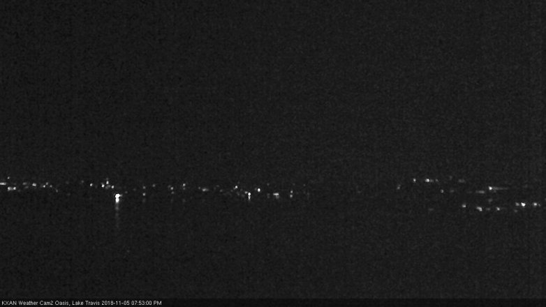 Lake Travis webcam, November 5, 2018 6:55 PM CT