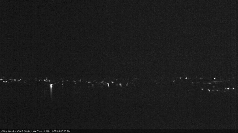 Lake Travis webcam, November 5, 2018 7:05 PM CT