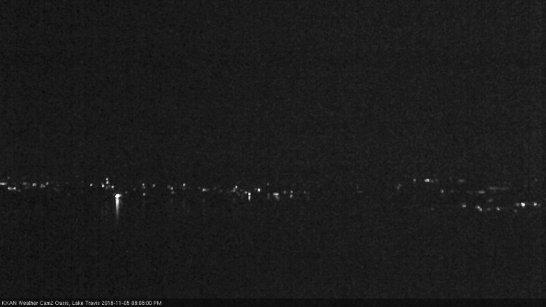 Lake Travis webcam, November 5, 2018 7:10 PM CT