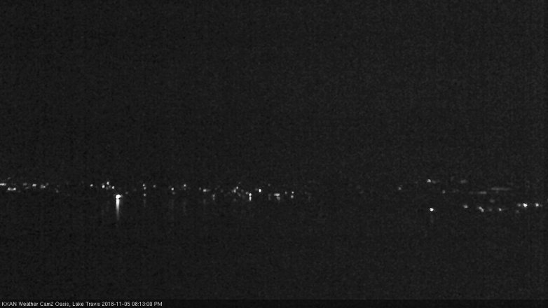 Lake Travis webcam, November 5, 2018 7:15 PM CT