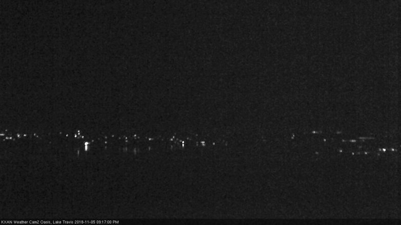 Lake Travis webcam, November 5, 2018 8:20 PM CT