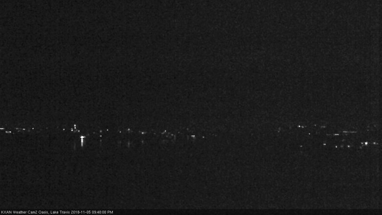 Lake Travis webcam, November 5, 2018 8:50 PM CT