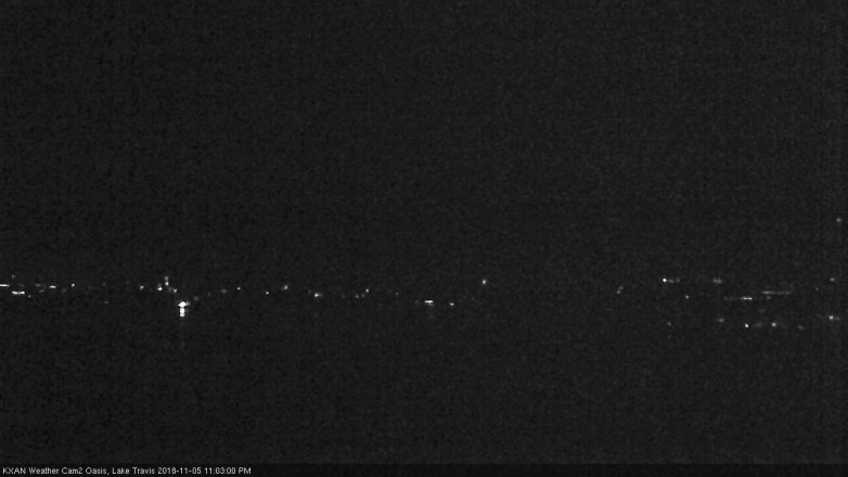 Lake Travis webcam, November 5, 2018 10:05 PM CT
