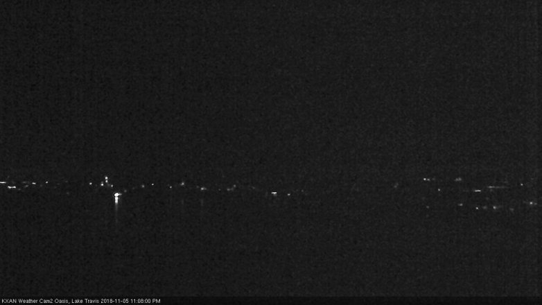 Lake Travis webcam, November 5, 2018 10:10 PM CT