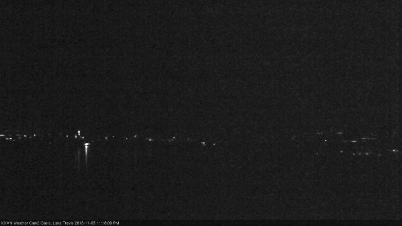 Lake Travis webcam, November 5, 2018 10:20 PM CT