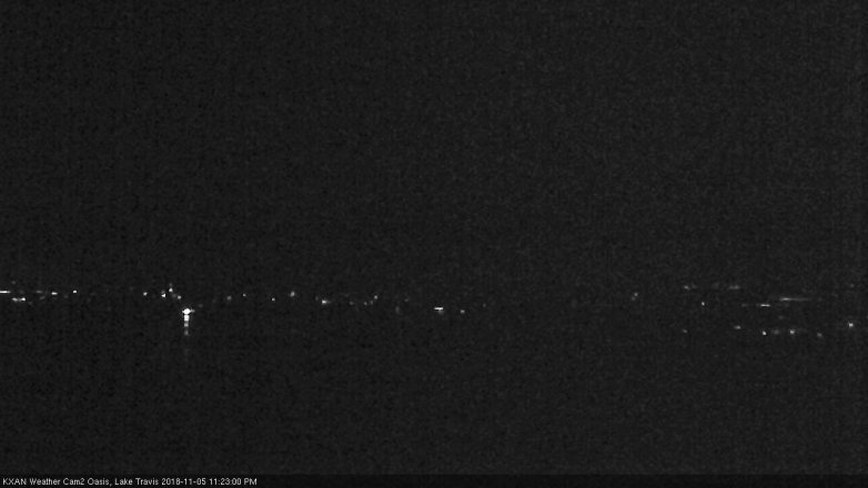 Lake Travis webcam, November 5, 2018 10:25 PM CT