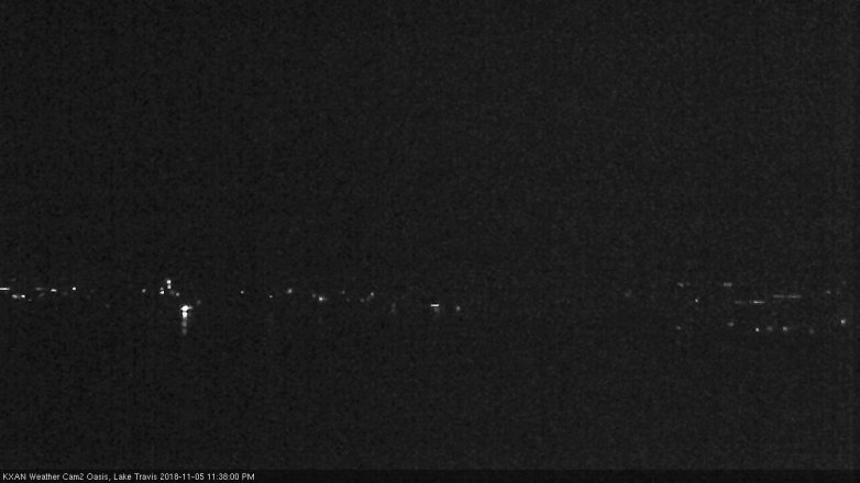 Lake Travis webcam, November 5, 2018 10:40 PM CT
