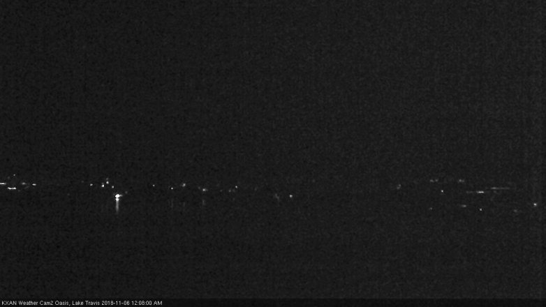 Lake Travis webcam, November 5, 2018 11:10 PM CT