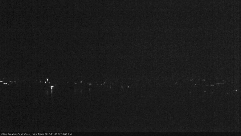 Lake Travis webcam, November 5, 2018 11:15 PM CT