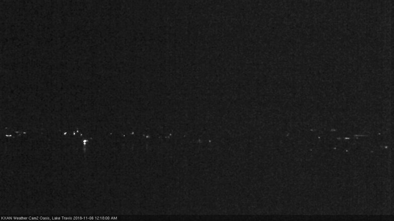 Lake Travis webcam, November 5, 2018 11:20 PM CT
