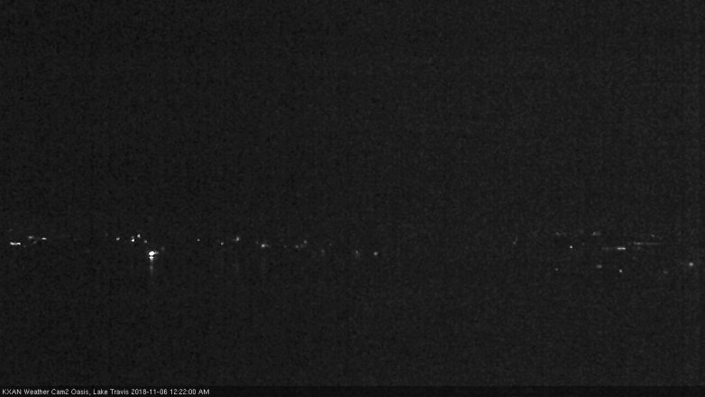 Lake Travis webcam, November 5, 2018 11:25 PM CT