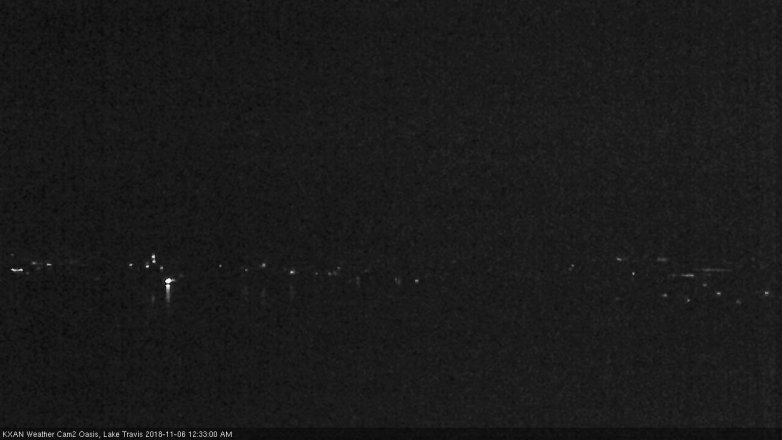 Lake Travis webcam, November 5, 2018 11:35 PM CT