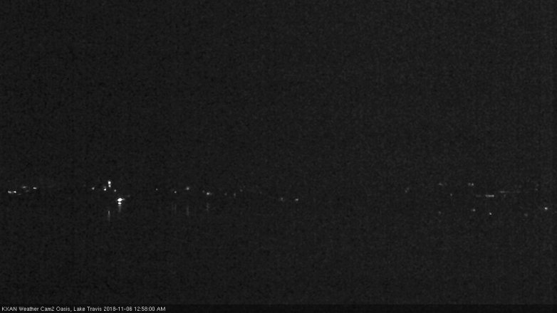 Lake Travis webcam, November 5, 2018 12:00 AM CT