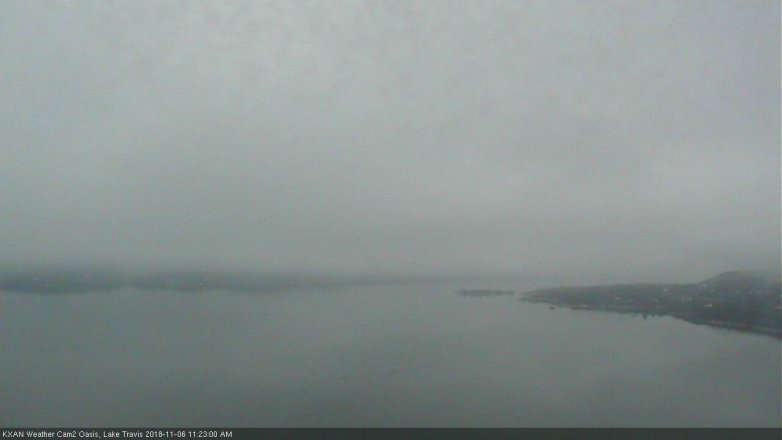Lake Travis webcam, November 6, 2018 10:25 AM CT