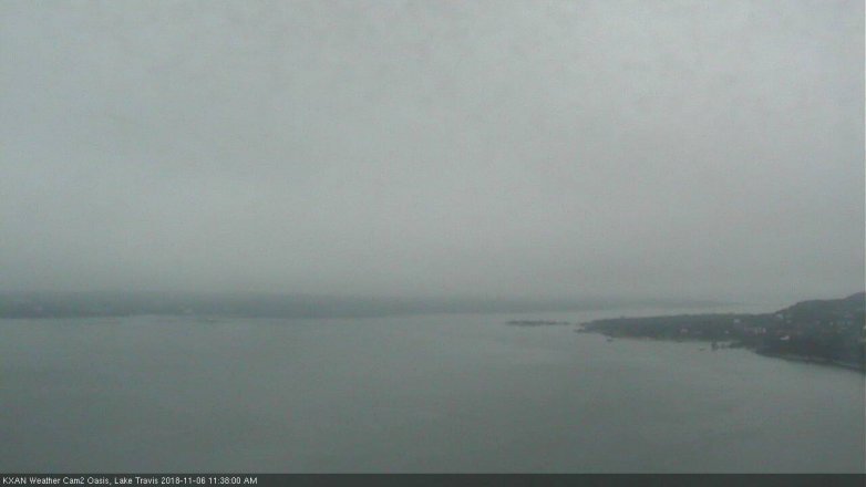 Lake Travis webcam, November 6, 2018 10:40 AM CT