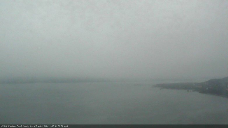 Lake Travis webcam, November 6, 2018 10:55 AM CT