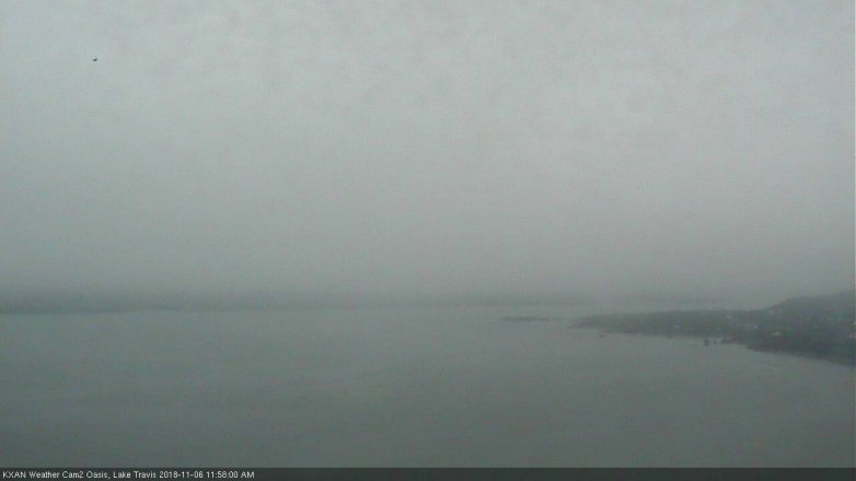 Lake Travis webcam, November 6, 2018 11:00 AM CT