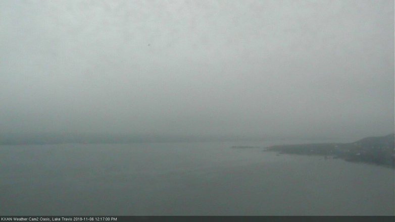 Lake Travis webcam, November 6, 2018 11:20 AM CT