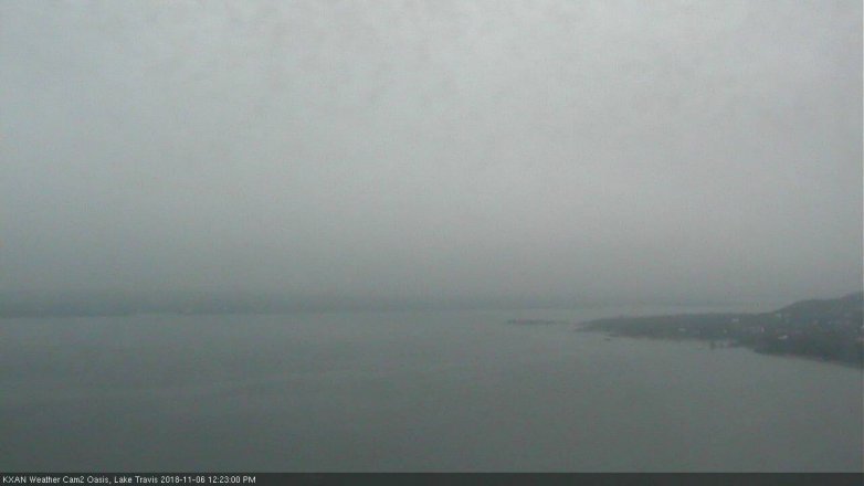 Lake Travis webcam, November 6, 2018 11:25 AM CT