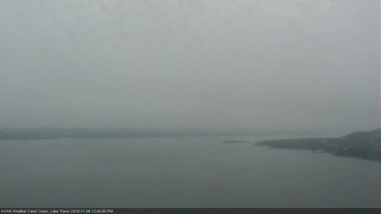 Lake Travis webcam, November 6, 2018 11:45 AM CT