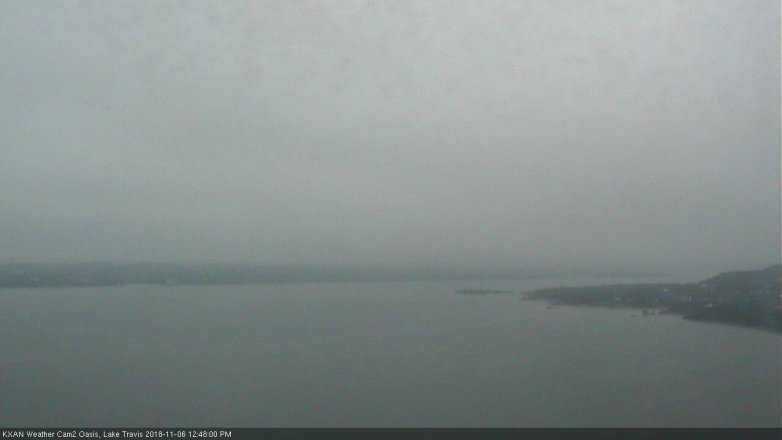 Lake Travis webcam, November 6, 2018 11:50 AM CT
