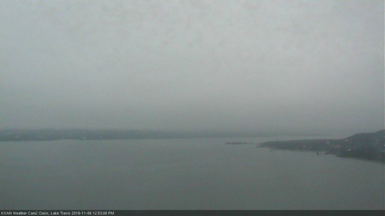 Lake Travis webcam, November 6, 2018 11:55 AM CT