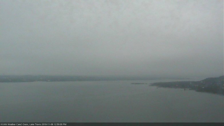 Lake Travis webcam, November 6, 2018 12:00 PM CT