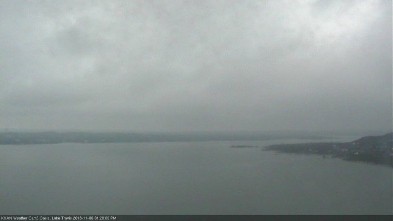 Lake Travis webcam, November 6, 2018 12:30 PM CT