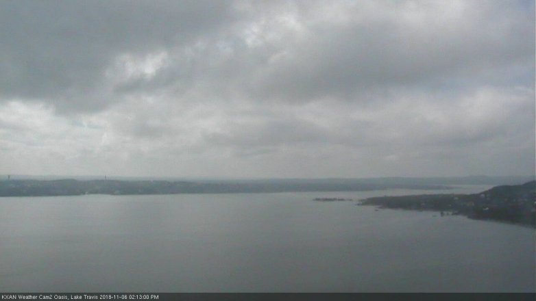 Lake Travis webcam, November 6, 2018 1:15 PM CT