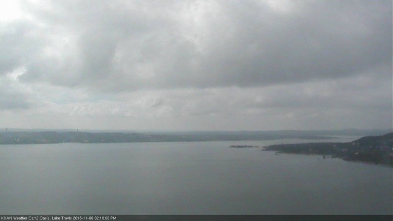 Lake Travis webcam, November 6, 2018 1:20 PM CT