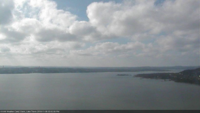 Lake Travis webcam, November 6, 2018 2:05 PM CT