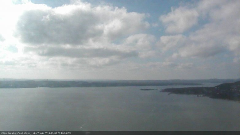 Lake Travis webcam, November 6, 2018 2:15 PM CT