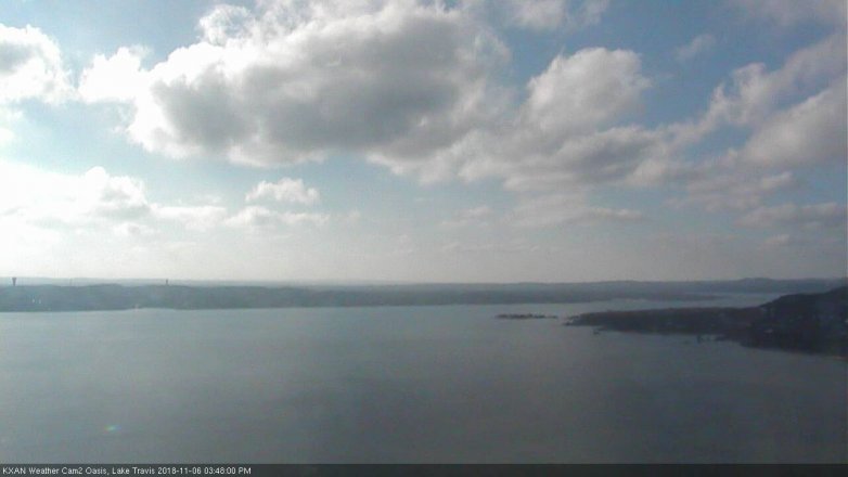 Lake Travis webcam, November 6, 2018 2:50 PM CT