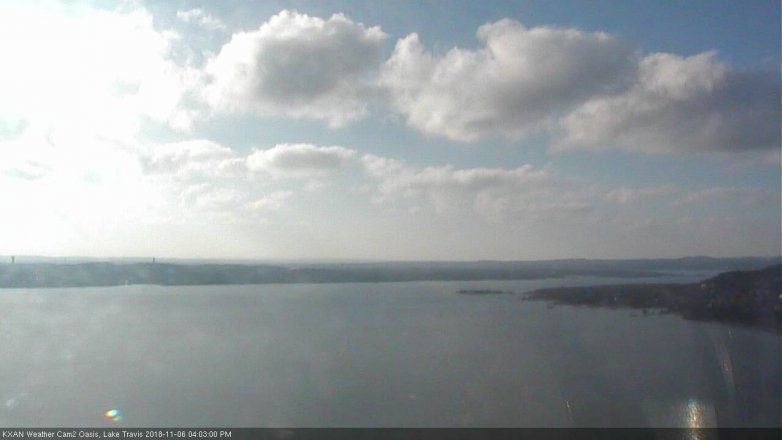 Lake Travis webcam, November 6, 2018 3:05 PM CT
