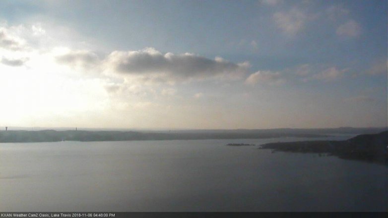 Lake Travis webcam, November 6, 2018 3:50 PM CT