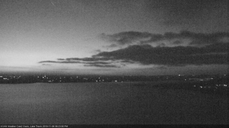 Lake Travis webcam, November 6, 2018 5:25 PM CT