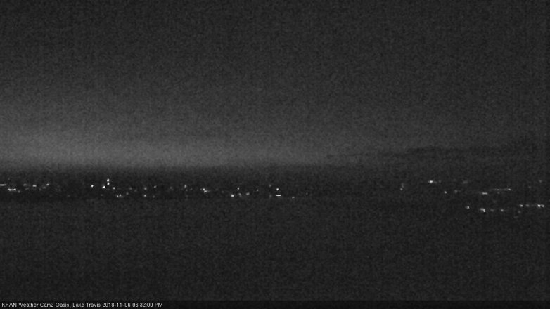 Lake Travis webcam, November 6, 2018 5:35 PM CT