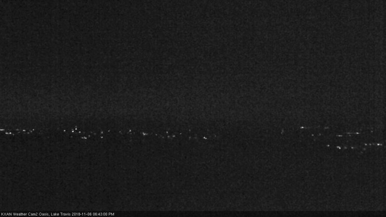 Lake Travis webcam, November 6, 2018 5:45 PM CT
