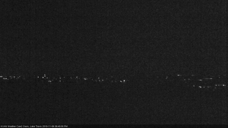 Lake Travis webcam, November 6, 2018 5:50 PM CT