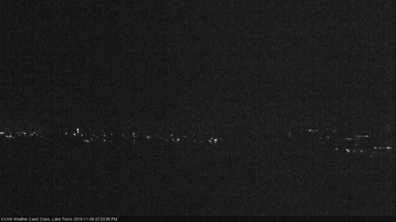 Lake Travis webcam, November 6, 2018 6:05 PM CT