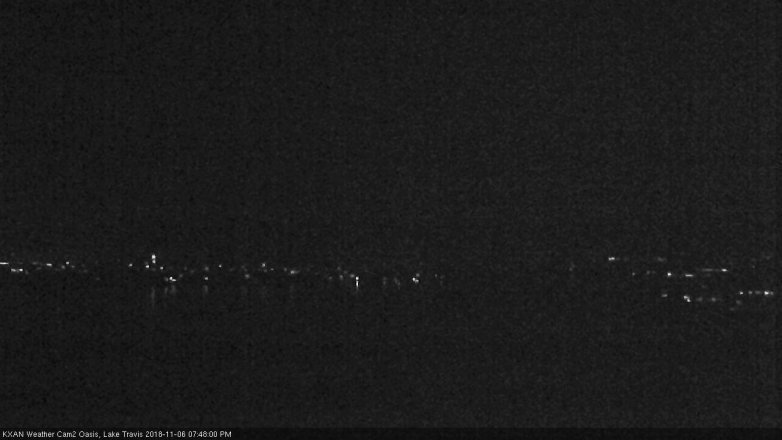 Lake Travis webcam, November 6, 2018 6:50 PM CT