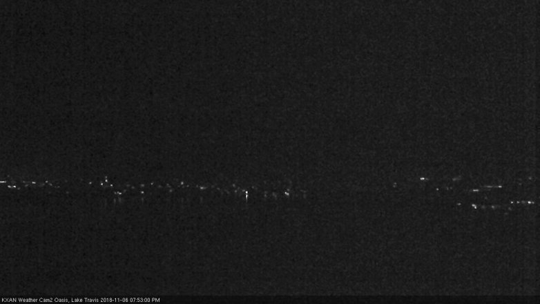 Lake Travis webcam, November 6, 2018 6:55 PM CT