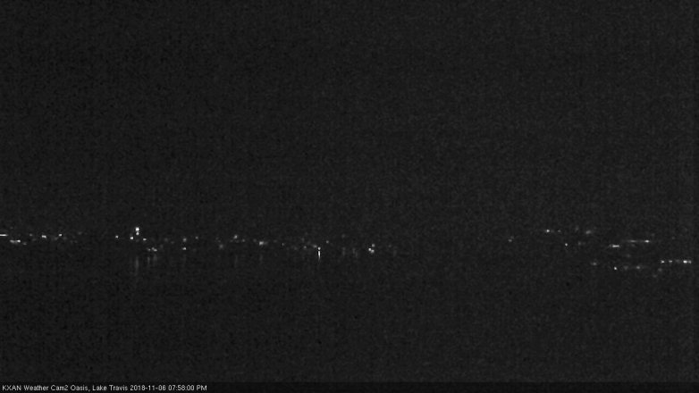 Lake Travis webcam, November 6, 2018 7:00 PM CT