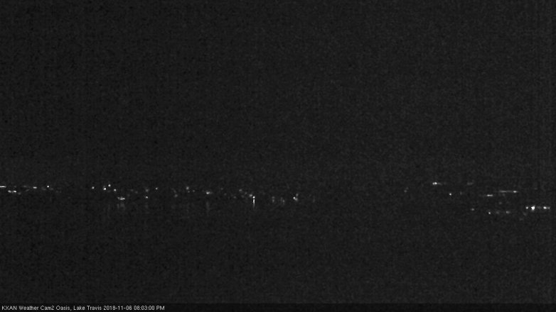 Lake Travis webcam, November 6, 2018 7:05 PM CT